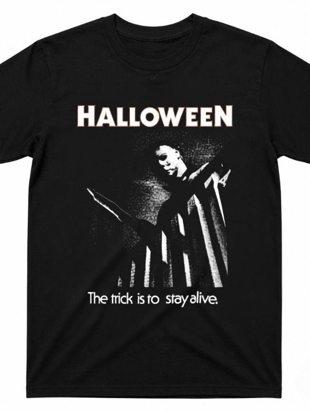 Gildan Black Halloween Graphic Tee